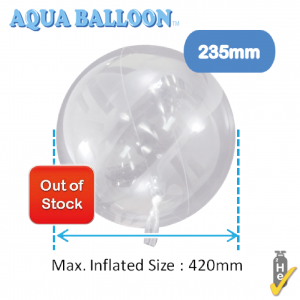 Aqua Balloon Round 235mm (Non-Pkgd. / 5ct) (Out of Stock), TK-AQ-R320011