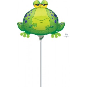 Anagram Foil - Mini Shape- 14" Foil Frog / Air Fill , A-A30-05939