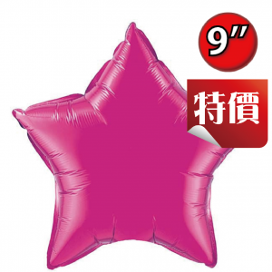 Foil Star 9" Magenta / Air Fill (Non-Pkgd.), QF09SP99344 (2) <10 Pcs/包>