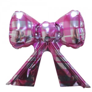 Foil - Mini Ribbon Checker (Magenta w/Silver)/ Air (non-pkgd.), TK-RB-22516