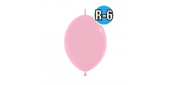 Link-O-Loon 6"  Std Pink #009  (Fashion) ,  SL06LFS009