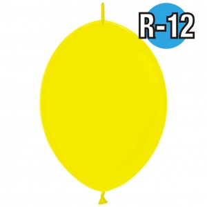 Link-O-Loon 12"  Std Yellow #020  (Fashion) ,  SL12LFS020