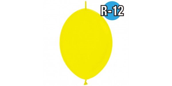 Link-O-Loon 12"  Std Yellow #020  (Fashion) ,  SL12LFS020