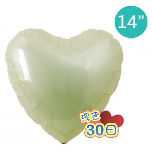 Ibrex Heart 14" 心形Metallic Ivory (Non-Pkgd.), TKF14HP313112 _160   