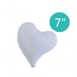 ibrex Sweet Heart  7" (mini) 甜心形 White , TKF07SHP910603 <Air #A>